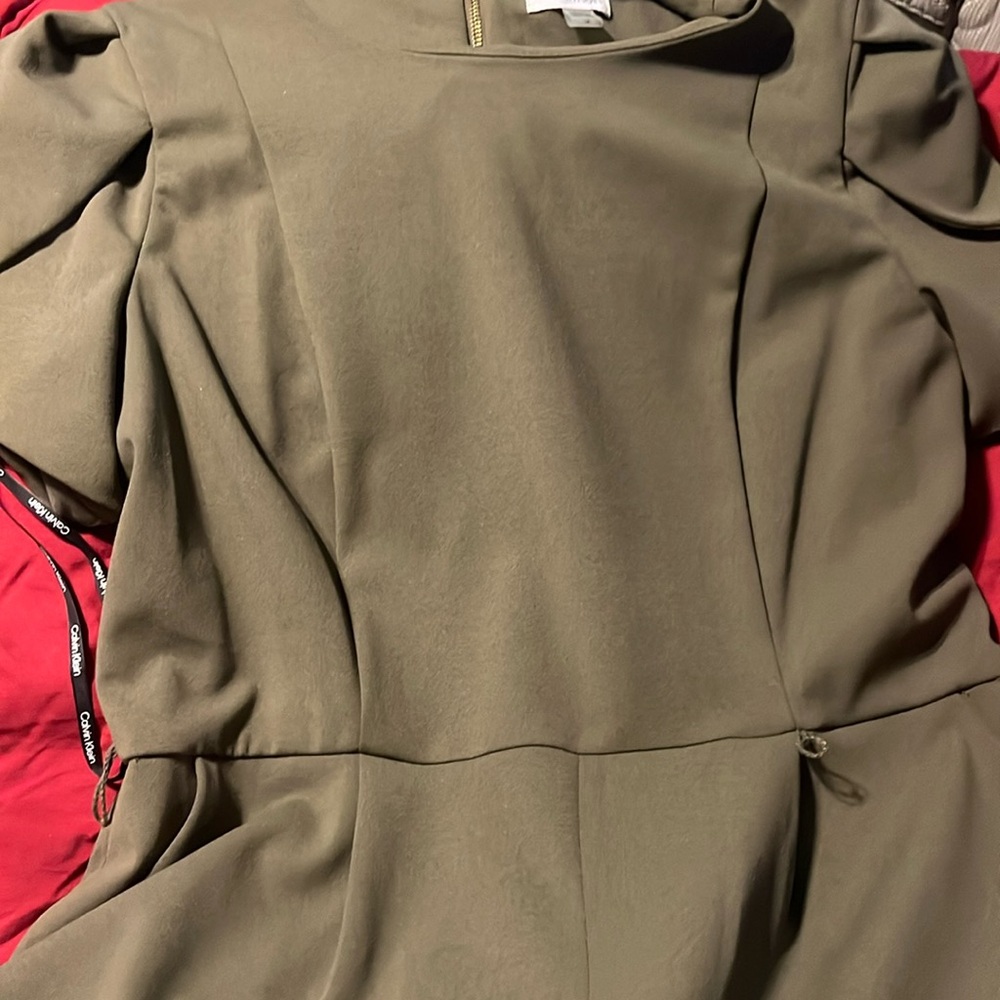 Calvin Klein women’s sage green jumpsuit